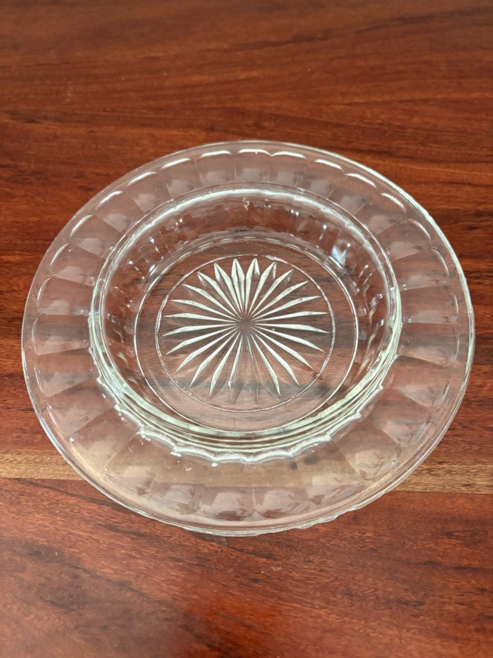 EAPG McKee Glass & Co. Quintec Clear Press Cut Covered Butter Dish & Lid - Picture 5 of 9